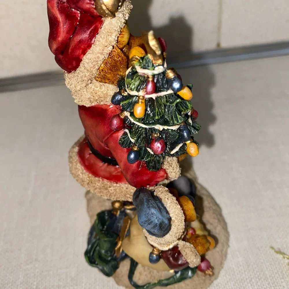 Vtg 1996‎ Barkley Crossing “Santa Paws” Figurine Edition IA / 2002